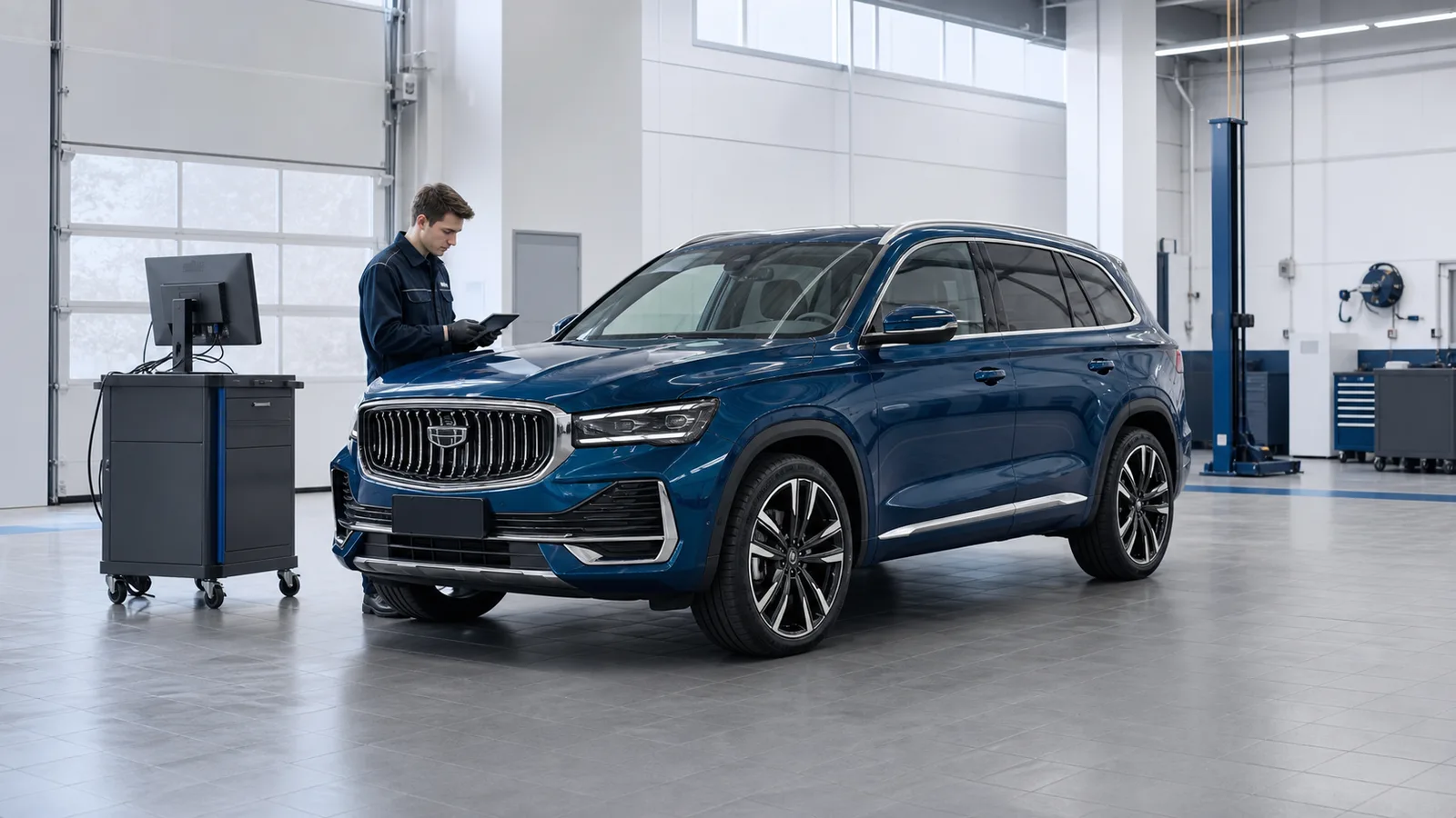 Geely на обслуживании у официального дилера